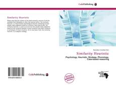 Capa do livro de Similarity Heuristic 