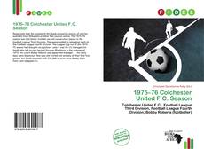 1975–76 Colchester United F.C. Season的封面