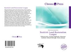 Portada del libro de Scottish Land Restoration League