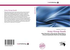 Capa do livro de Army Group South 