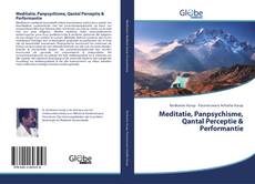 Capa do livro de Meditatie, Panpsychisme, Qantal Perceptie & Performantie 