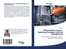Buchcover von Elektriciteitsvraag en -belasting: Gevolgen voor het bedrijfsleven