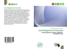 Capa do livro de Irish Regiment of Canada 