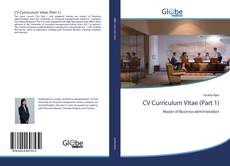 CV Curriculum Vitae (Part 1)的封面