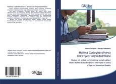 Capa do livro de Halima Xudoyberdiyeva she’riyati lingvopoetikasi 