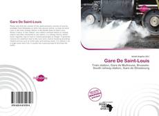 Portada del libro de Gare De Saint-Louis