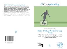 Bookcover of 2007 UEFA Women's Cup Final