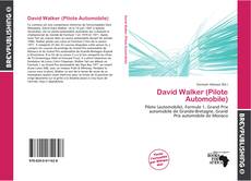 David Walker (Pilote Automobile) kitap kapağı