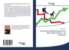 Capa do livro de Economy of Montenegro from XIX to XXI century – an overview 