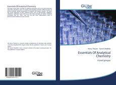Buchcover von Essentials Of Analytical Chemistry