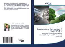 Capa do livro de Population and Environment: A Review (Part-1) 