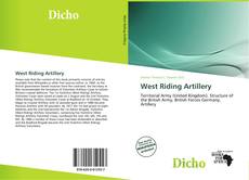 Copertina di West Riding Artillery