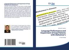 Buchcover von Language Performance and Impairment of Iraqi Patients with Alzheimer's