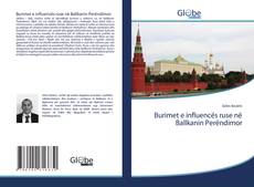 Capa do livro de Burimet e influencës ruse në Ballkanin Perëndimor 