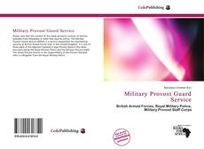 Bookcover of Military Provost Guard Service