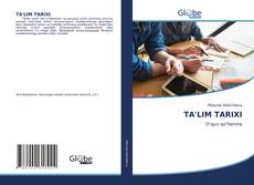 TA'LIM TARIXI kitap kapağı