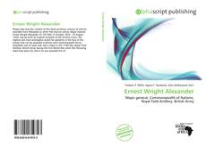 Couverture de Ernest Wright Alexander