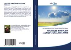 Couverture de ADVANCES IN APPLIED AGRICULTURAL RESEARCH