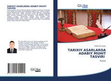 Bookcover of TARIXIY ASARLARDA ADABIY MUHIT TASVIRI