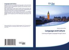 Bookcover of Language and Culture