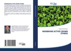 Bookcover of MEMBRANE ACTIVE CROWN ETHERS