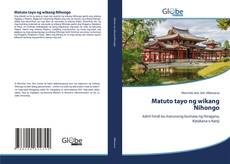 Portada del libro de Matuto tayo ng wikang Nihongo