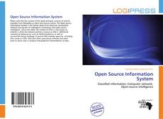 Open Source Information System kitap kapağı