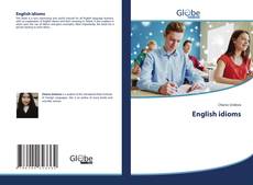 Bookcover of English idioms