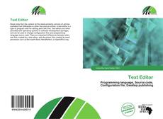 Buchcover von Text Editor