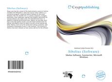 Bookcover of Sibelius (Software)