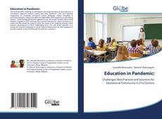 Education in Pandemic: kitap kapağı