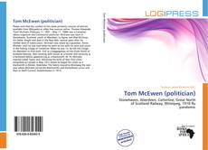 Tom McEwen (politician) kitap kapağı