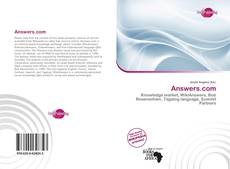 Bookcover of Answers.com