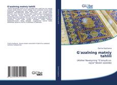 Portada del libro de G'azalning matniy tahlili