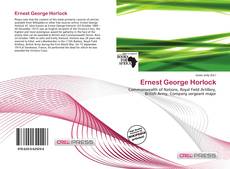 Capa do livro de Ernest George Horlock 