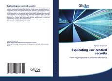 Buchcover von Explicating user-centred security