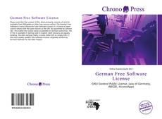 Bookcover of German Free Software License