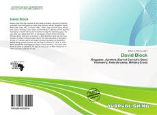 Portada del libro de David Block