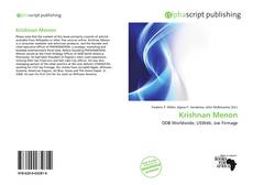 Couverture de Krishnan Menon