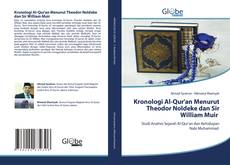 Kronologi Al-Qur'an Menurut Theodor Noldeke dan Sir William Muir kitap kapağı