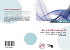 Portada del libro de Royal Artillery Memorial