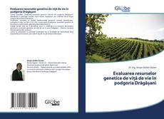 Bookcover of Evaluarea resurselor genetice de viță de vie în podgoria Drăgășani