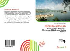 Portada del libro de Henriette, Minnesota