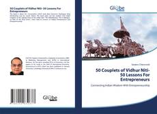 50 Couplets of Vidhur Niti- 50 Lessons For Entrepreneurs的封面