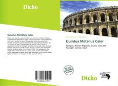 Capa do livro de Quintus Metellus Celer 