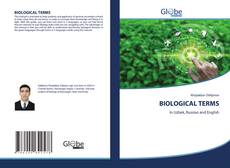 Buchcover von BIOLOGICAL TERMS