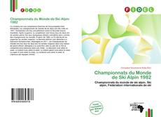 Championnats du Monde de Ski Alpin 1982的封面