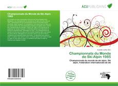 Copertina di Championnats du Monde de Ski Alpin 1985