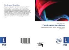 Capa do livro de Continuous Simulation 
