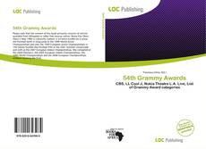 Bookcover of 54th Grammy Awards